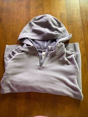 Athleta girl Lilac Quarter-Zip Hoodie